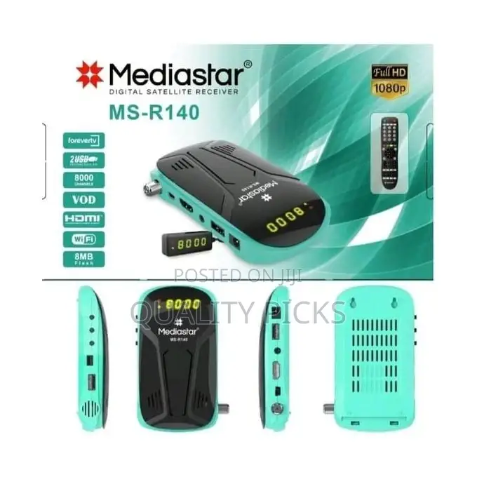 Mediastar MS-R140 Forever Tv Digital Satellite Receiver HD