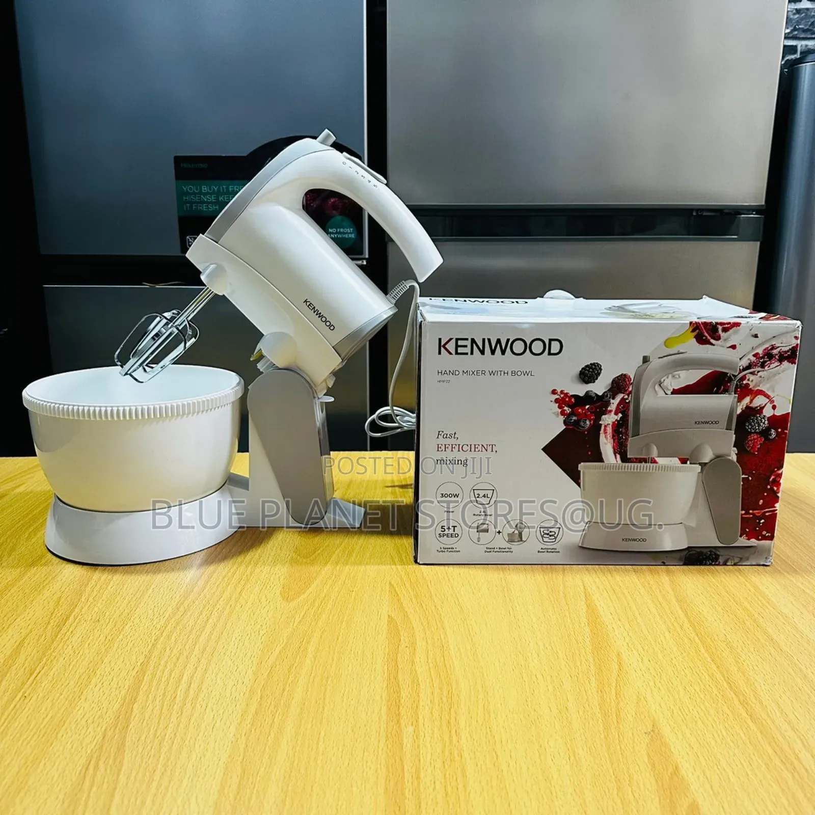 KENWOOD Hand Mixers With 2.4litre Bowl \\ 300w \\ HMP-22wh