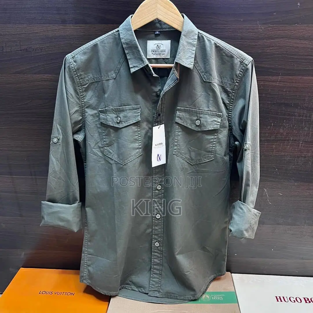 Affable Fit Slim Plain Formal Shirts