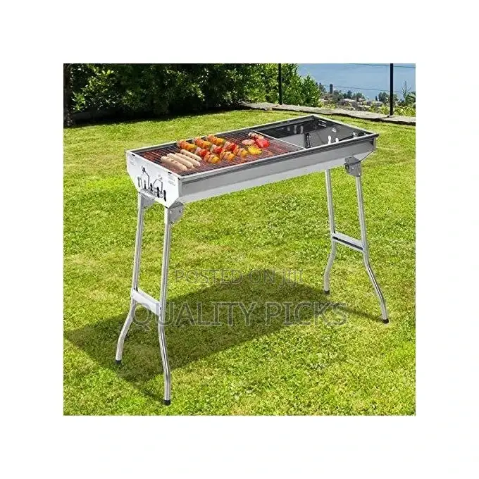 Portable Folding Stainless Steel Charcoal Barbecue Grill