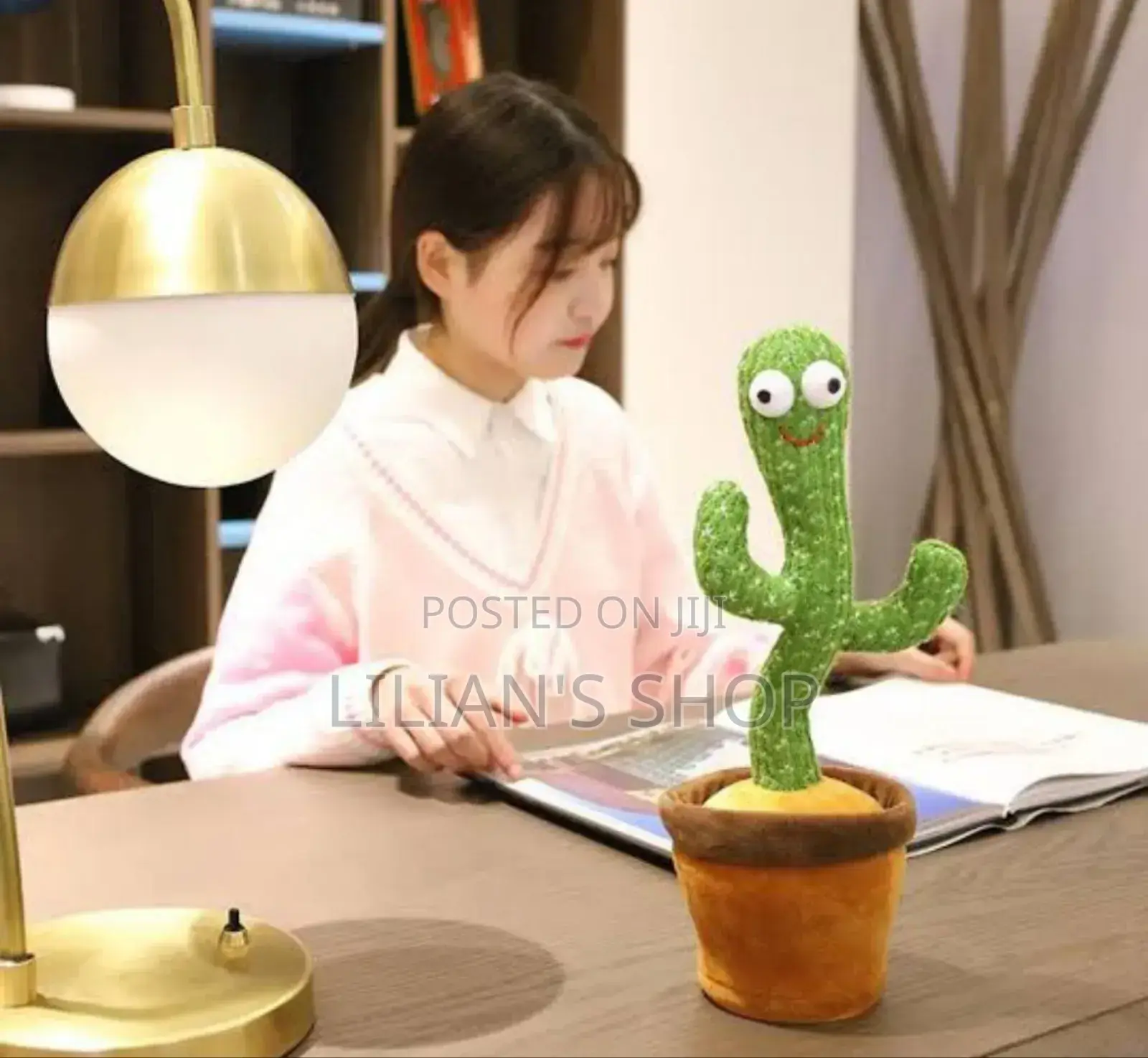 Adorable Dancing Cactus Toy Led Plant Talking Toy