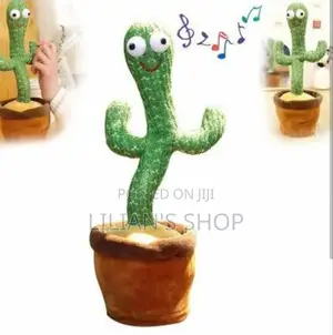 Adorable Dancing Cactus Toy Led Plant Talking Toy