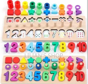 Kids Montessori Educational Wooden Math Toys for Children