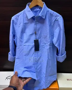 Genial Fit Slim Plain Formal Shirts