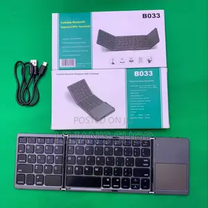 Foldable Bluetooth Keyboard With Touch Pad