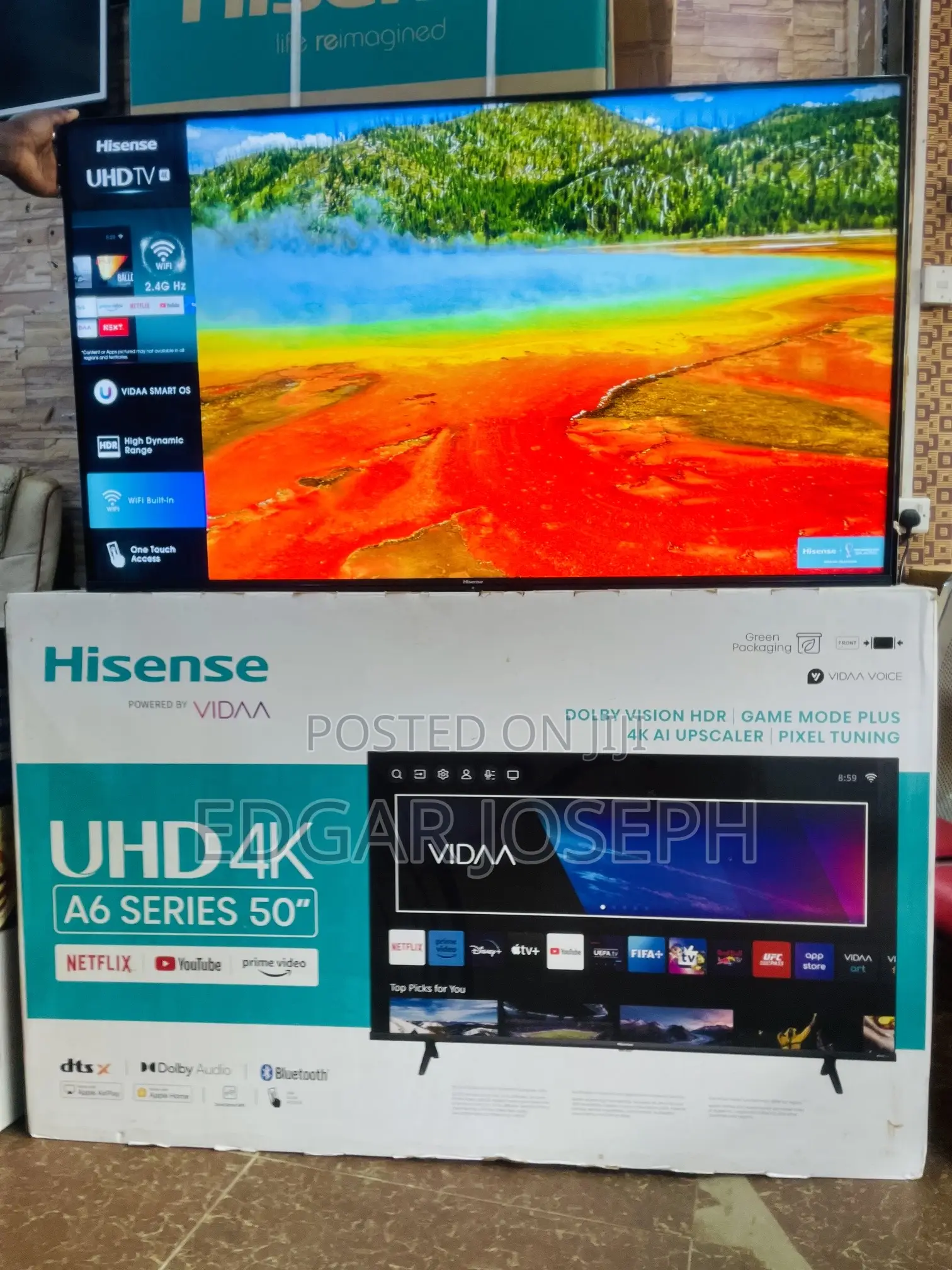 Hisense 50 Inches Smart Tv UHD