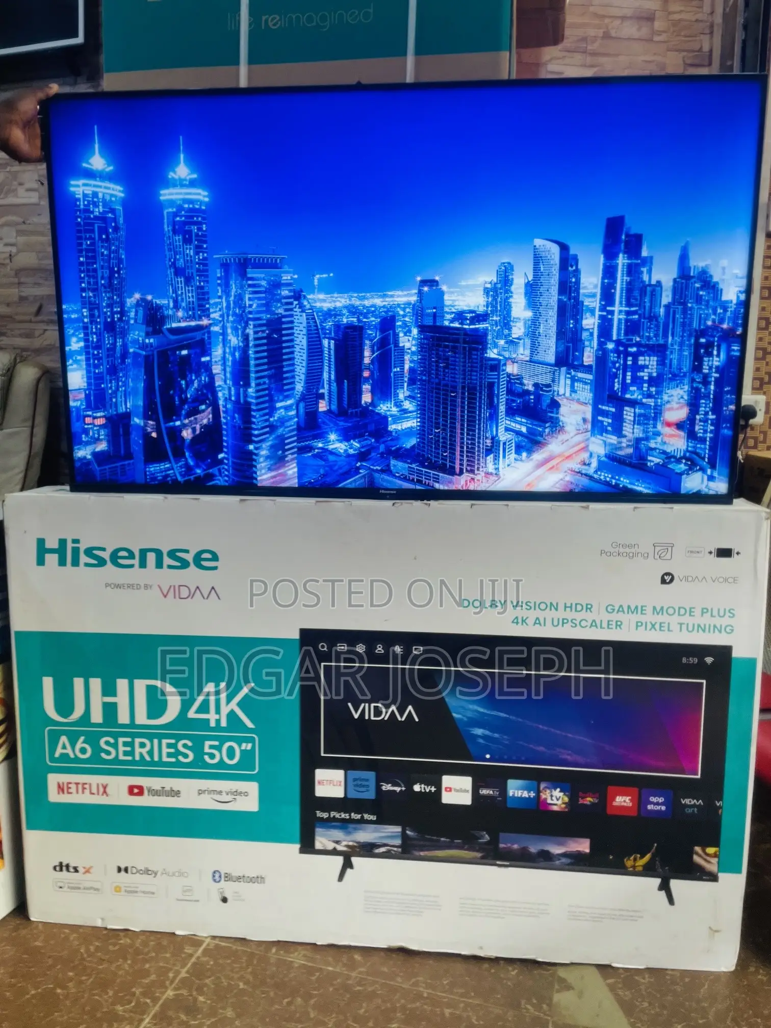 Hisense 50 Inches Smart Tv UHD