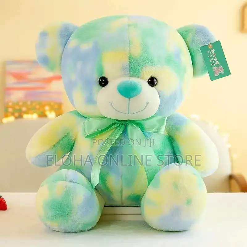Colorful Teddy Plush Stuffed Bear Toy