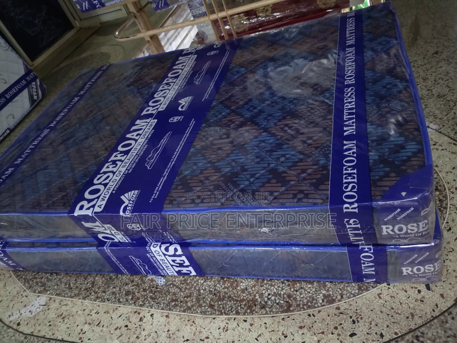 High Density Mattresses 4x6x6 Inches Rosefoam