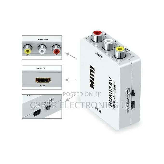 HDMI to AV/RCA/CVBS/Banana Convertor Adapter for HDTV TV