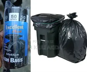 50ltrs Dustbin or Wastebin/Rubbish Plastic Bags(20pcs Pack)