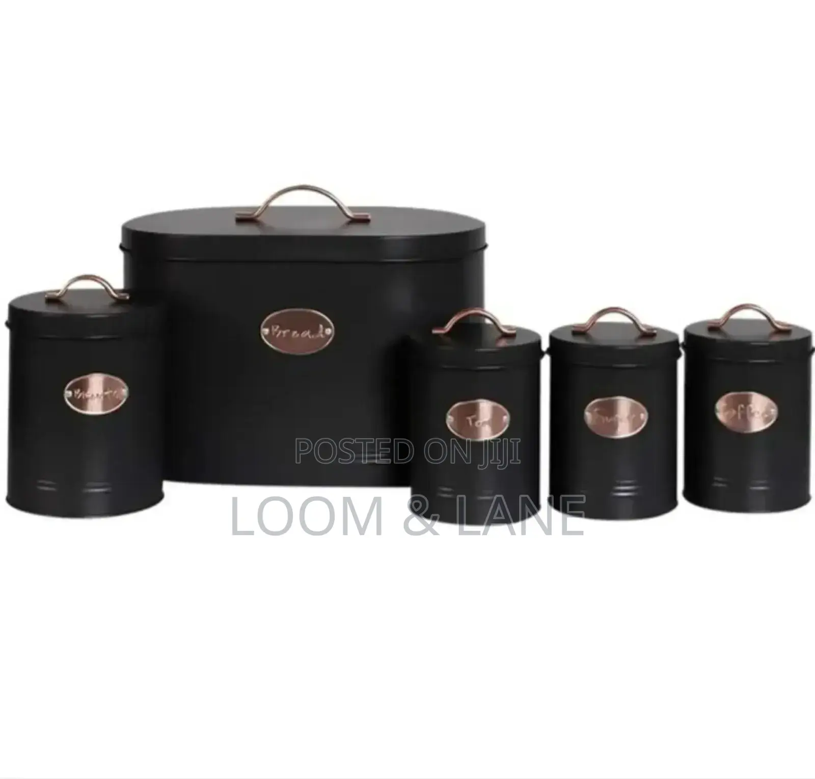 5pcs Set of Classic Kitchen Storage Canisters