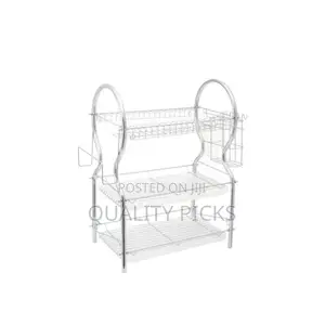 3 Tier Stainless Steel Dish Drainer Rack -Multi Design