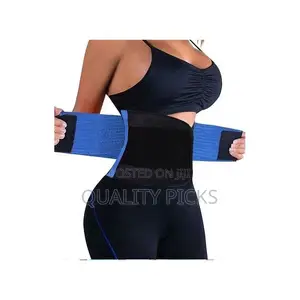 Waist Hot Belt Power Shapper - Blue Black.