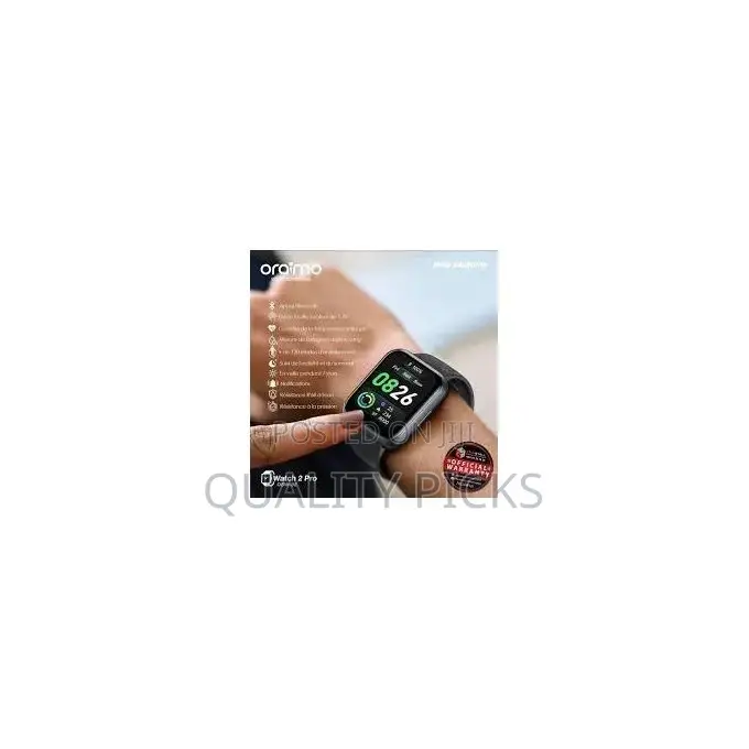 Oraimo Dark Chrome Watch 2 Pro OSW-32 BT Call Smart Watch