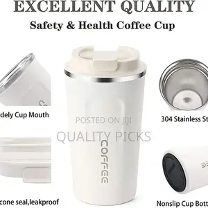 Steel Vacuum Insulated Coffee Cup Double Car Travel Mug