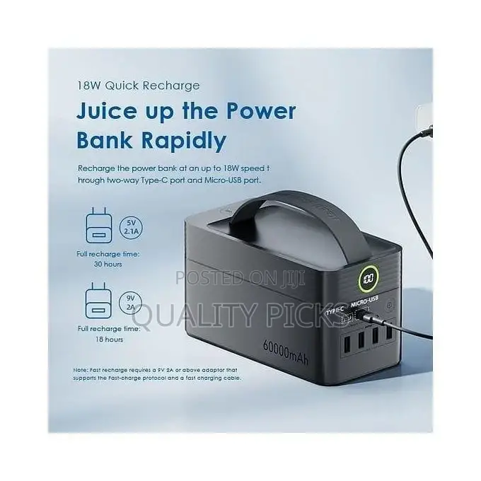 Oraimo Powerbox 600 - Opb-P600q - Power Bank 60000mah