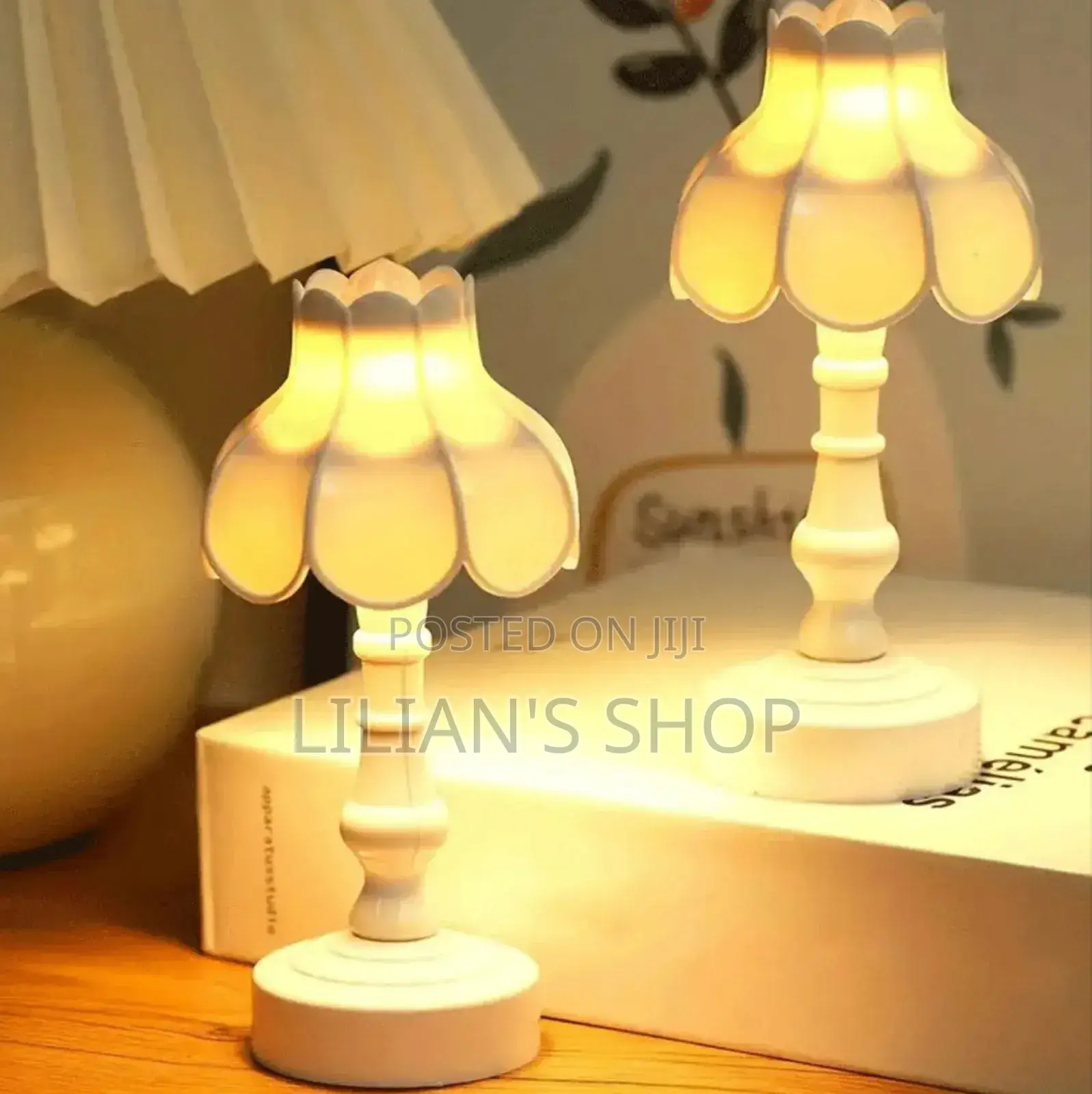 Nordic Vitange Style Led Lotus Night Light