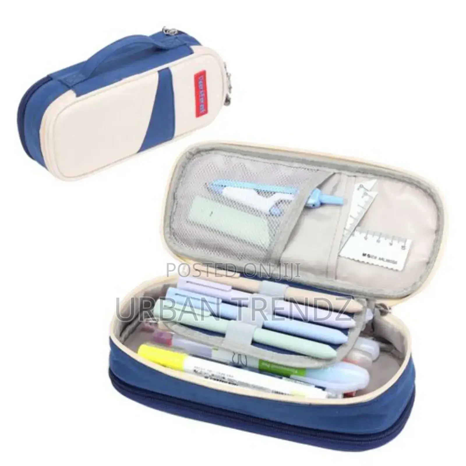 Deer Forest BL-A003 Colorblock Stationery Storage Bag