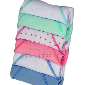 6 Pack Baby Birth Towels - Multicolor