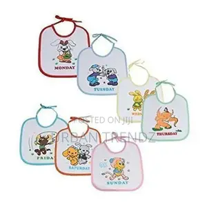 Baby 7 Pack Baby Bibs, Waterproof, Washable,
