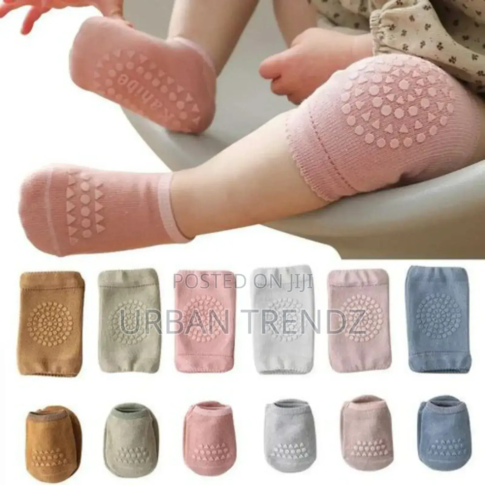 BA Crawling Knee Pads Socks Set Spring Autumn Infant Socks