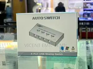 USB Auto Switch Hub 4 Ports