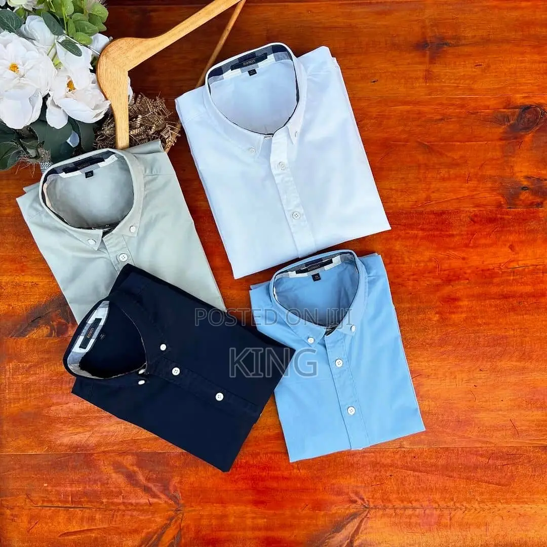 Motivational Slim Fit Plain Formal Shirts