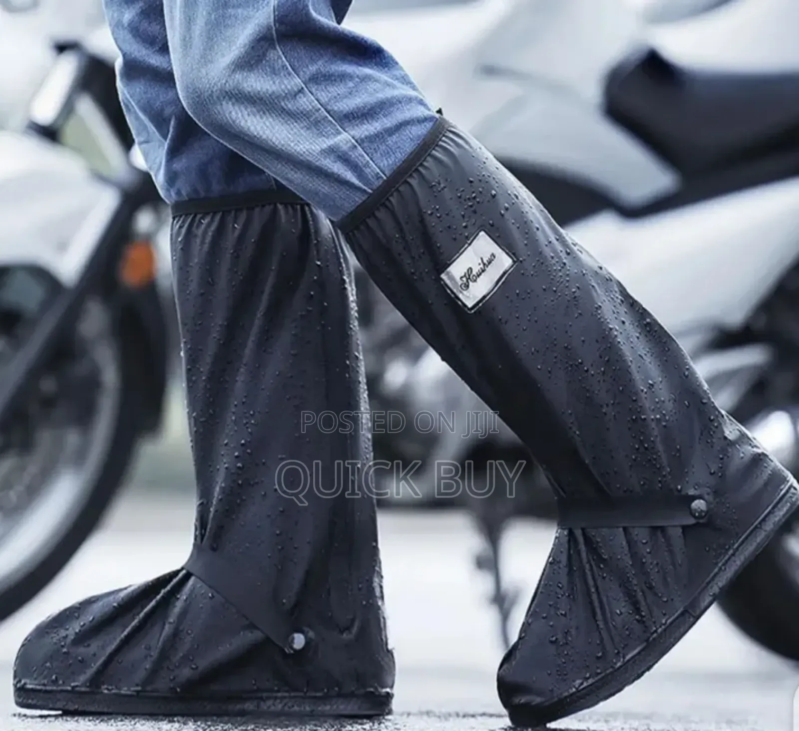 Reusable Heavy Duty Non Slip Waterproof Deluxe Rain Boots