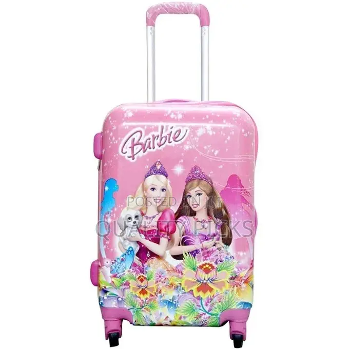 20 Inches Cartoon Print Barbie/Princess Trolley Bag