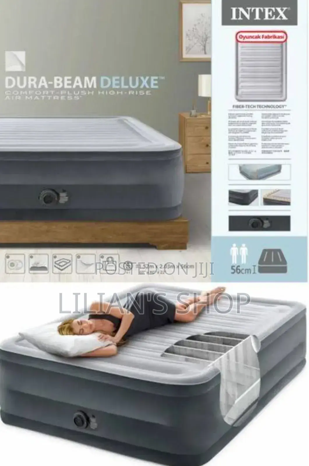 Intex Dura Beam Comfort Plush Mid Rise Air Matress