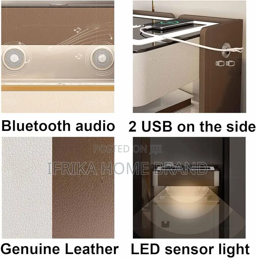 Wireless Safe Smart Bedsidetable