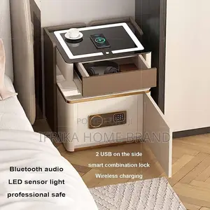 Wireless Safe Smart Bedsidetable