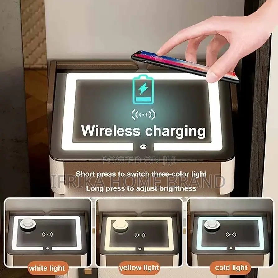 Wireless Safe Smart Bedsidetable