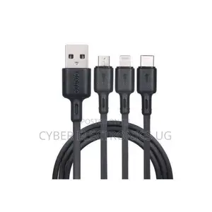 3in1 Usb Cable Android, Type C, iPhone Cable to Usb