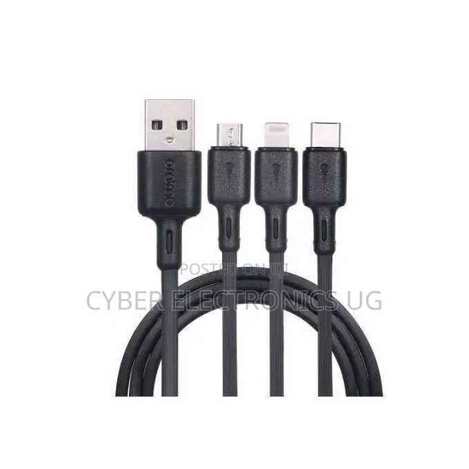 3in1 Usb Cable Android, Type C, iPhone Cable to Usb