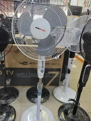 Mewe White Stand Fan With a Durable Design/16inch Stand Fan