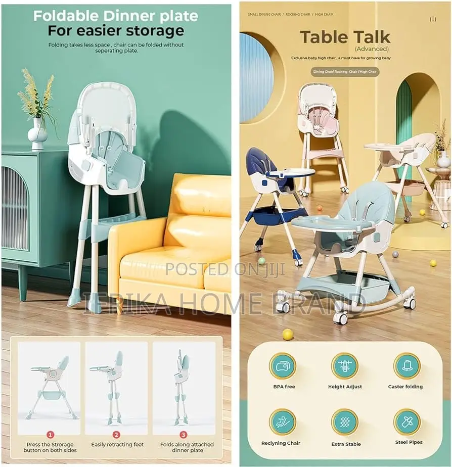 Baby High Foldable Feeding Chair