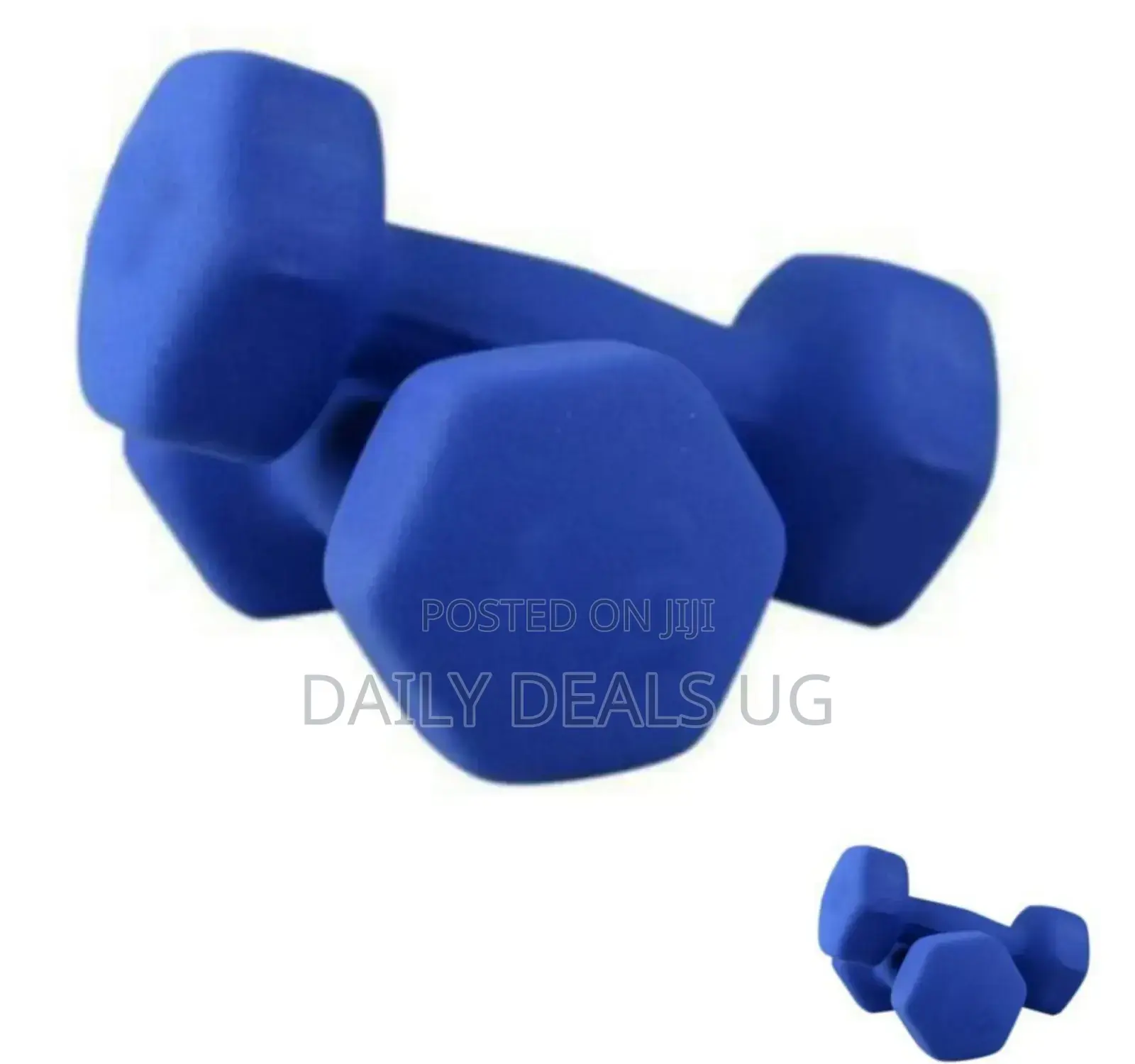 Blue Dumbbell Set