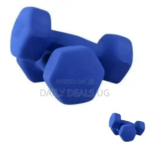 Blue Dumbbell Set