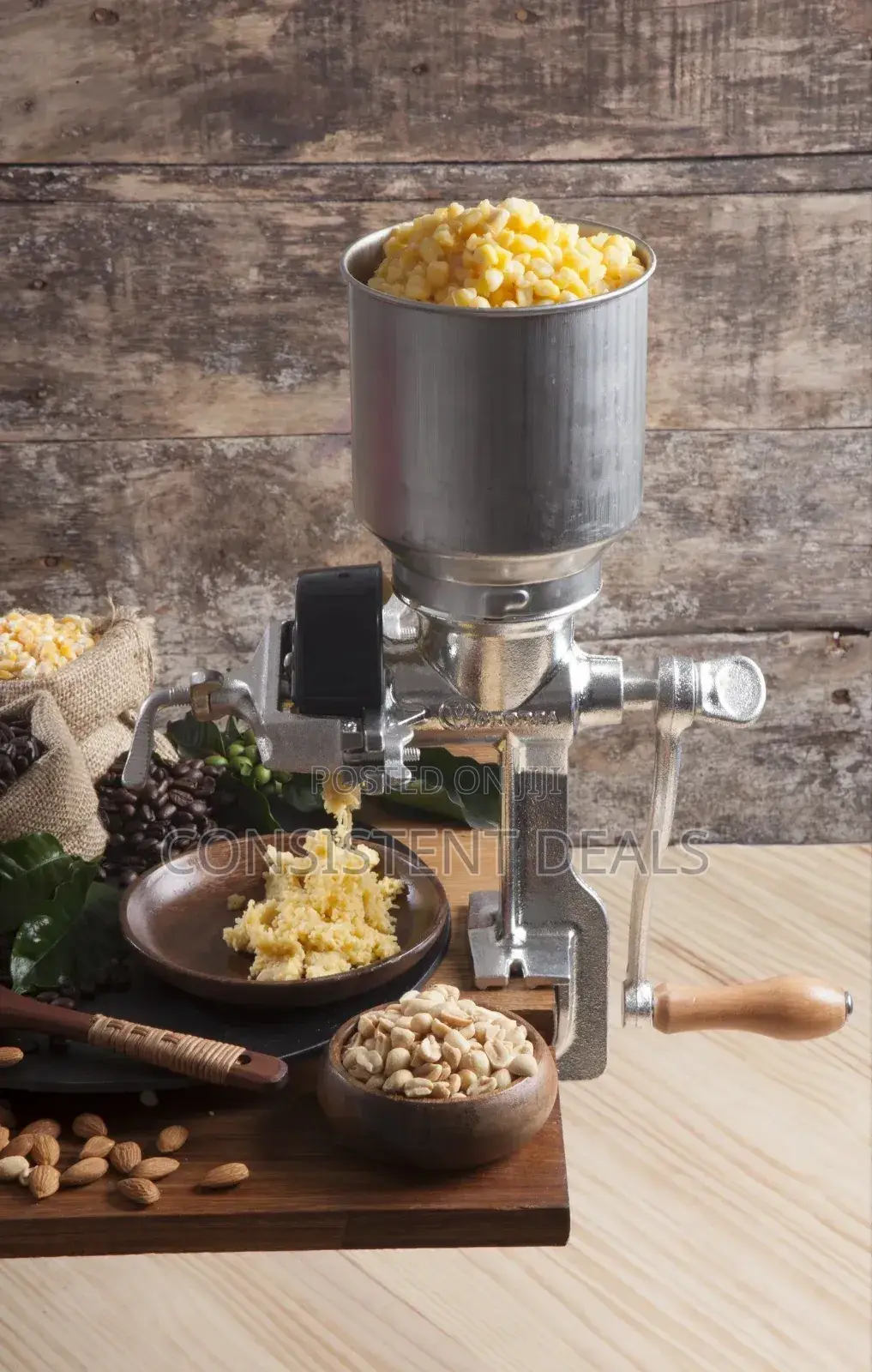 Cast Iron Manual Traditional Grain Grinder Corn Mill