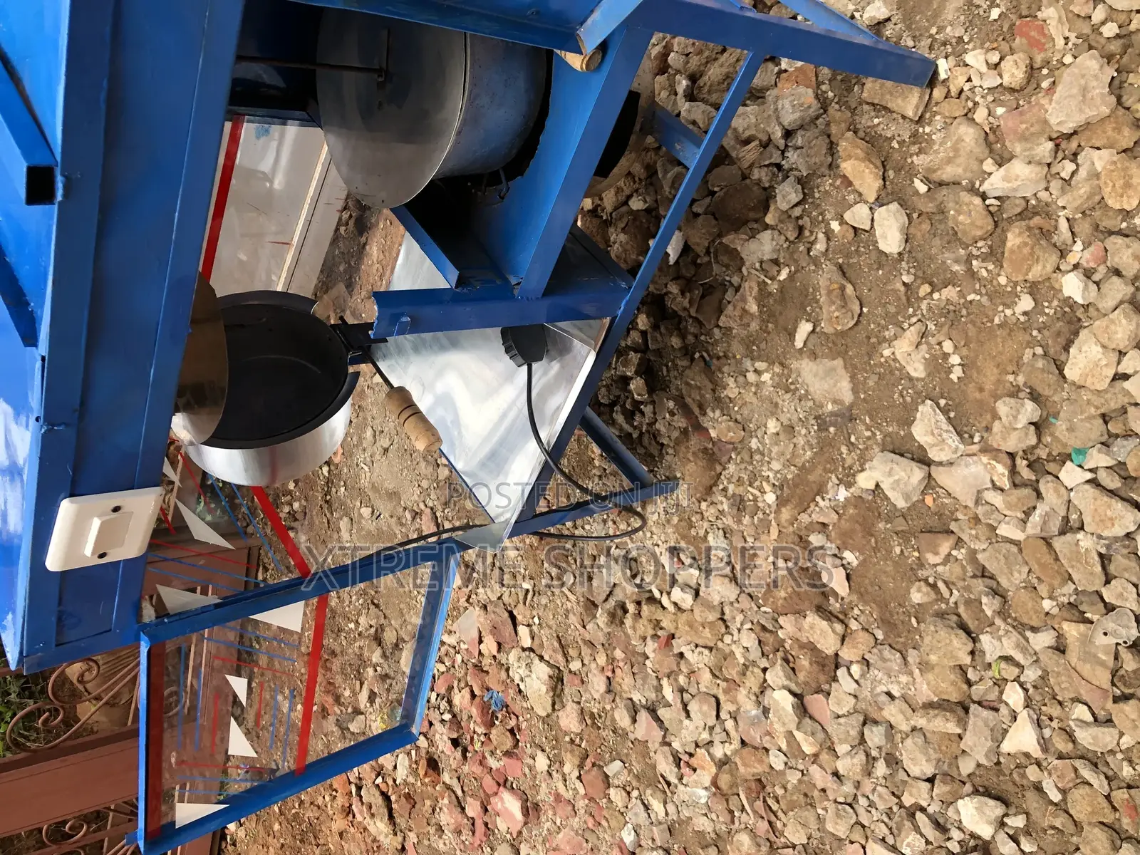 2:1 Electric and Charcoal Popcorn Machine