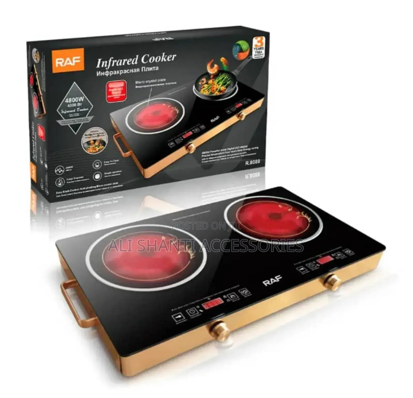 Infrared Cooker Raf Double
