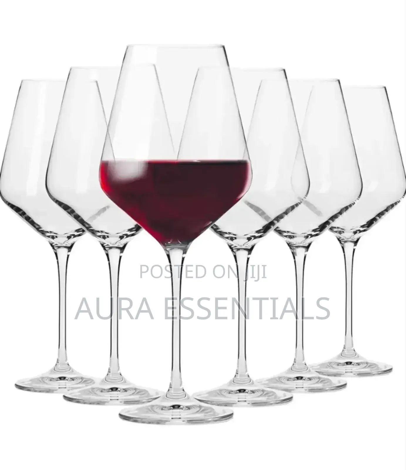Tail Win Wine Glasses (6pcs,)