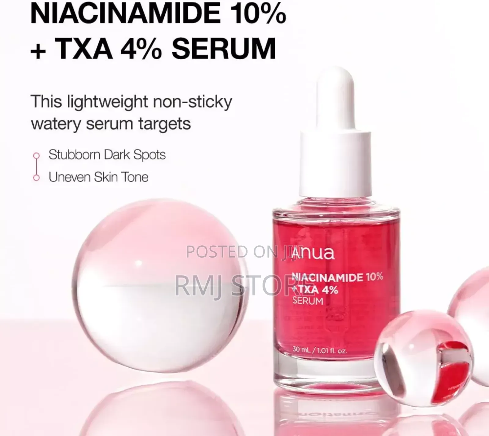 Anua Serum 10% Niacinamide+ 4% Tranexamic Acid Serum.
