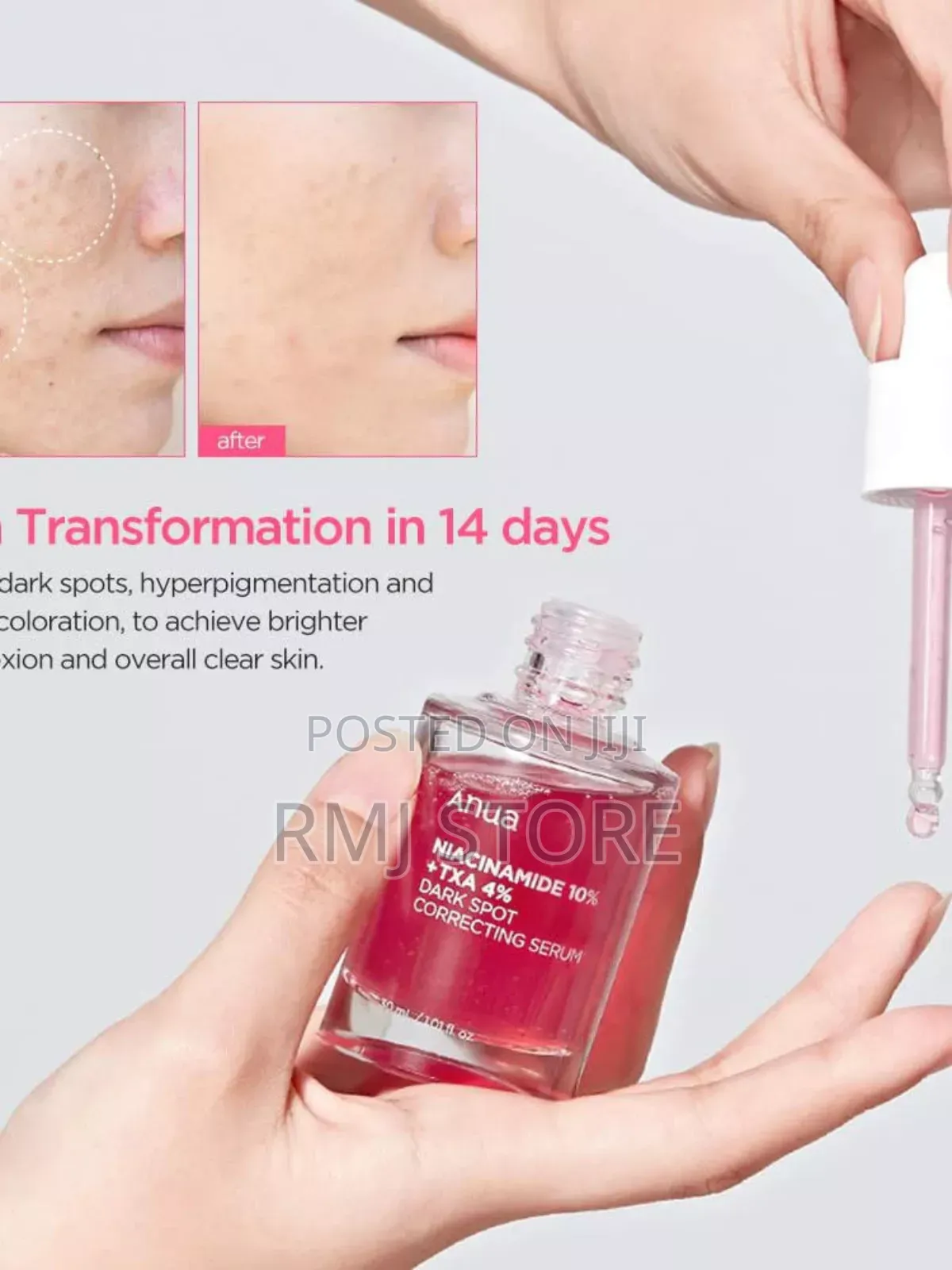 Anua Serum 10% Niacinamide+ 4% Tranexamic Acid Serum.