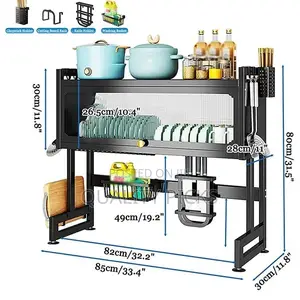 Over the Sink Dish Drying Rack Dish Drainer
