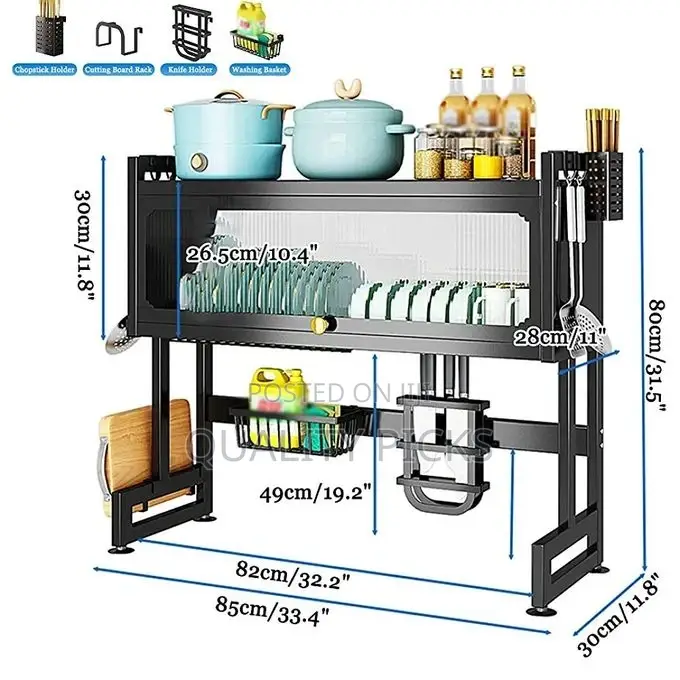 Over the Sink Dish Drying Rack Dish Drainer