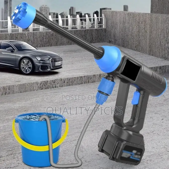 Portable Cordless High-Pressure Cleaner Gun