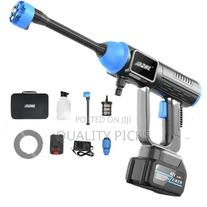 Portable Cordless High-Pressure Cleaner Gun